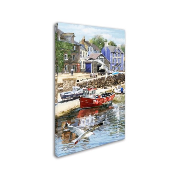 The Macneil Studio 'Coastal Town' Canvas Art,12x19